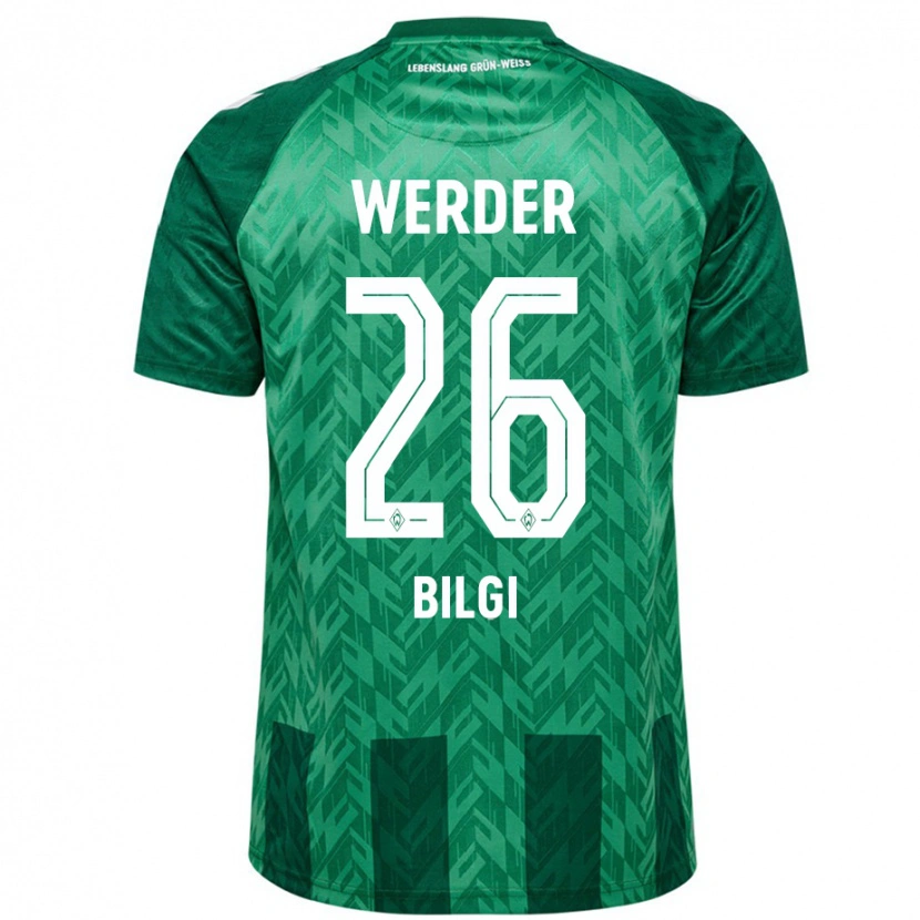 Danxen Bambino Maglia Süleyman Bilgi #26 Verde Kit Gara Home 2024/25 Maglietta
