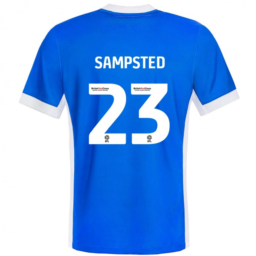 Danxen Bambino Maglia Alfons Sampsted #23 Blu Bianco Kit Gara Home 2024/25 Maglietta