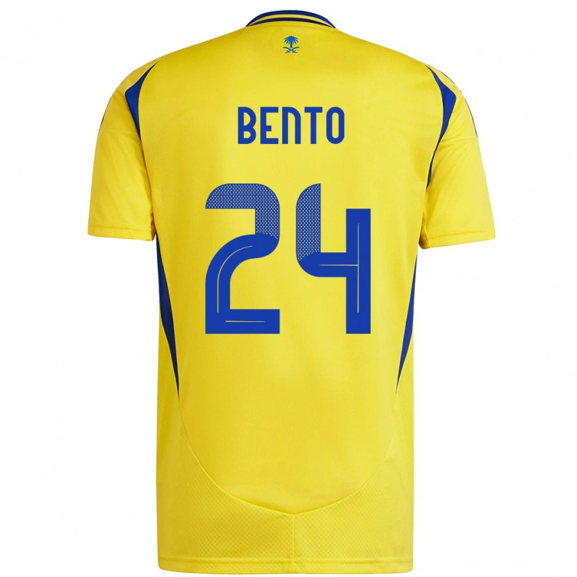 Danxen Bambino Maglia Bento #24 Giallo Blu Kit Gara Home 2024/25 Maglietta