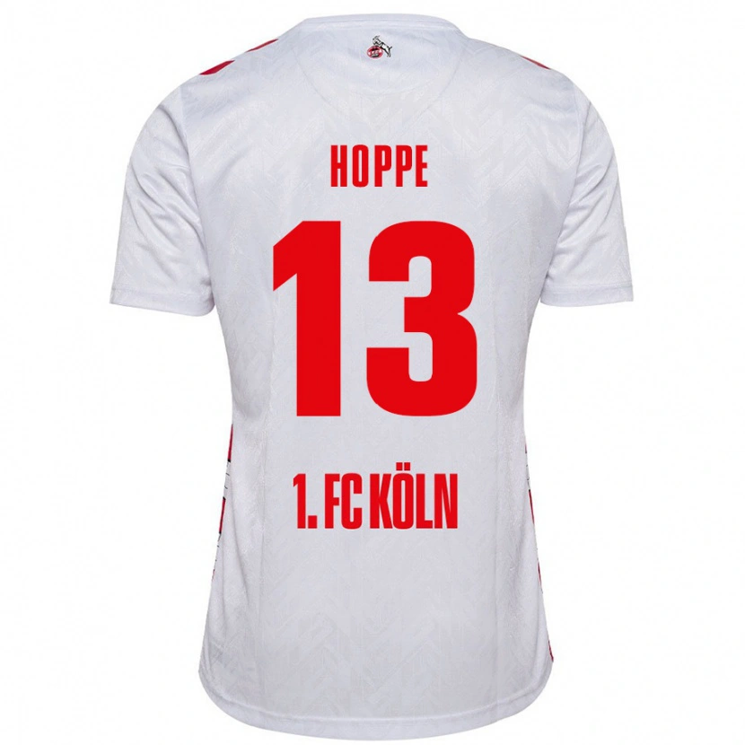 Danxen Bambino Maglia Paula Hoppe #13 Bianco Rosso Kit Gara Home 2024/25 Maglietta