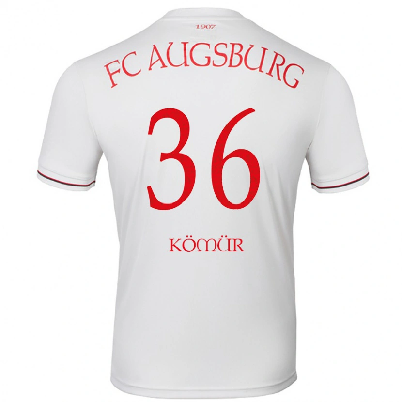 Danxen Bambino Maglia Mert Kömür #36 Bianco Kit Gara Home 2024/25 Maglietta