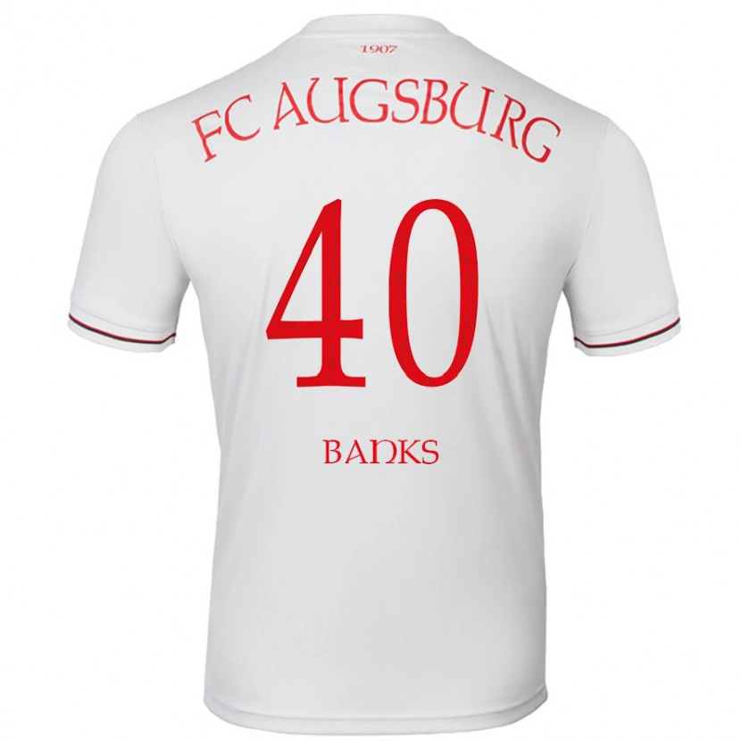Danxen Bambino Maglia Noahkai Banks #40 Bianco Kit Gara Home 2024/25 Maglietta