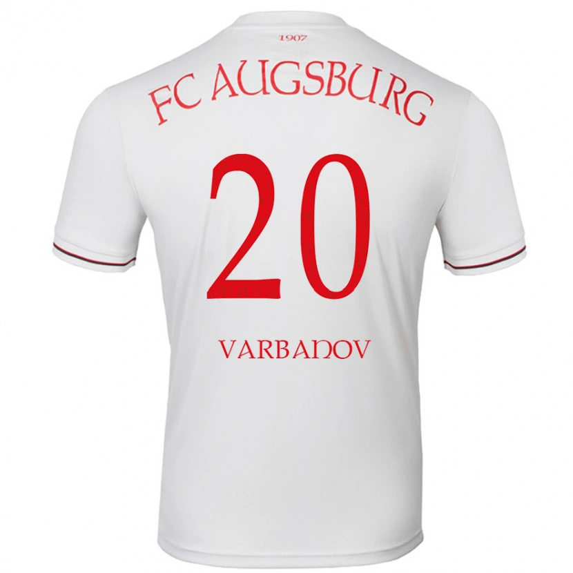 Danxen Bambino Maglia Svetoslav Varbanov #20 Bianco Kit Gara Home 2024/25 Maglietta