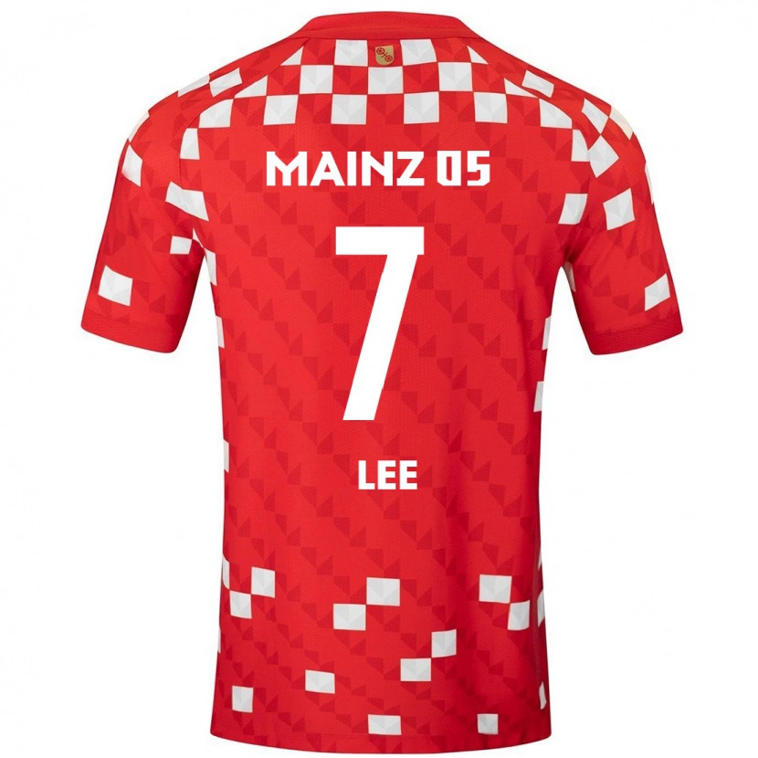 Danxen Bambino Maglia Jae-Sung Lee #7 Bianco Rosso Kit Gara Home 2024/25 Maglietta