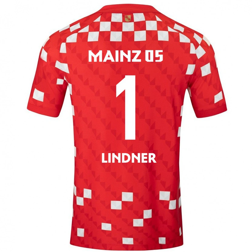 Danxen Bambino Maglia Sophie Lindner #1 Bianco Rosso Kit Gara Home 2024/25 Maglietta