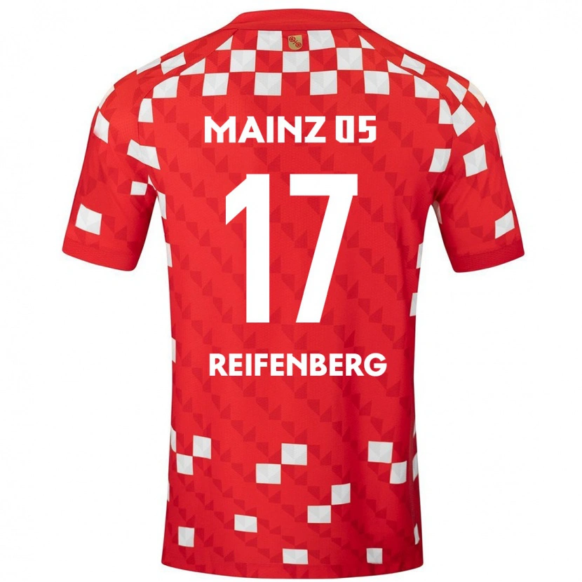 Danxen Bambino Maglia Michelle Reifenberg #17 Bianco Rosso Kit Gara Home 2024/25 Maglietta