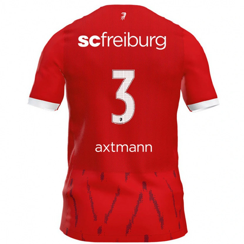Danxen Bambino Maglia Alina Axtmann #3 Rosso Kit Gara Home 2024/25 Maglietta