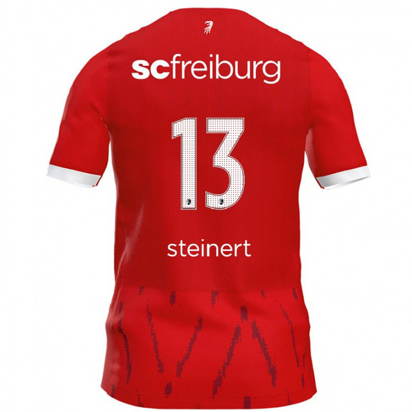 Danxen Bambino Maglia Judith Steinert #13 Rosso Kit Gara Home 2024/25 Maglietta