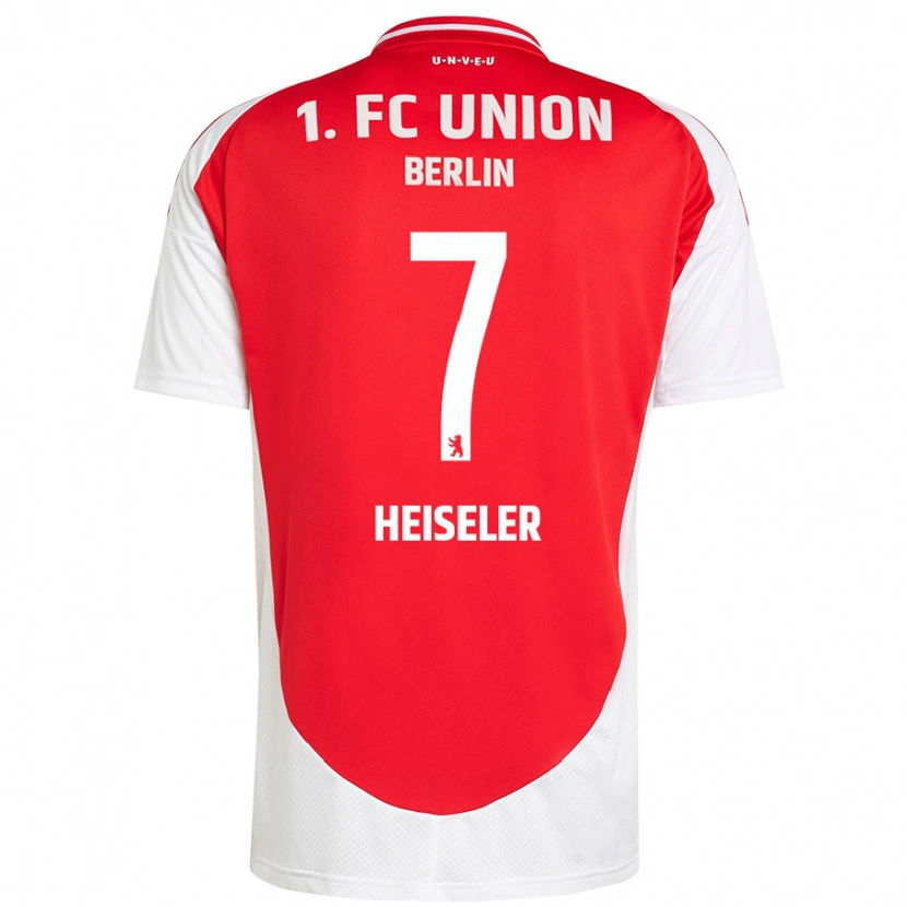Danxen Bambino Maglia Lisa Heiseler #7 Rosso Bianco Kit Gara Home 2024/25 Maglietta