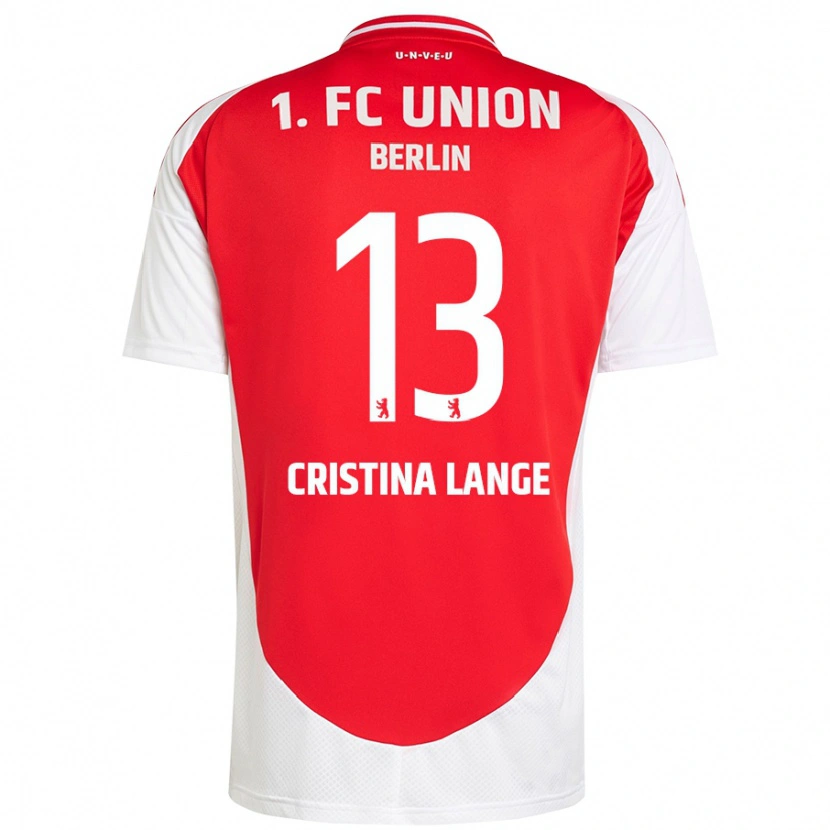 Danxen Bambino Maglia Maria Cristina Lange #13 Rosso Bianco Kit Gara Home 2024/25 Maglietta