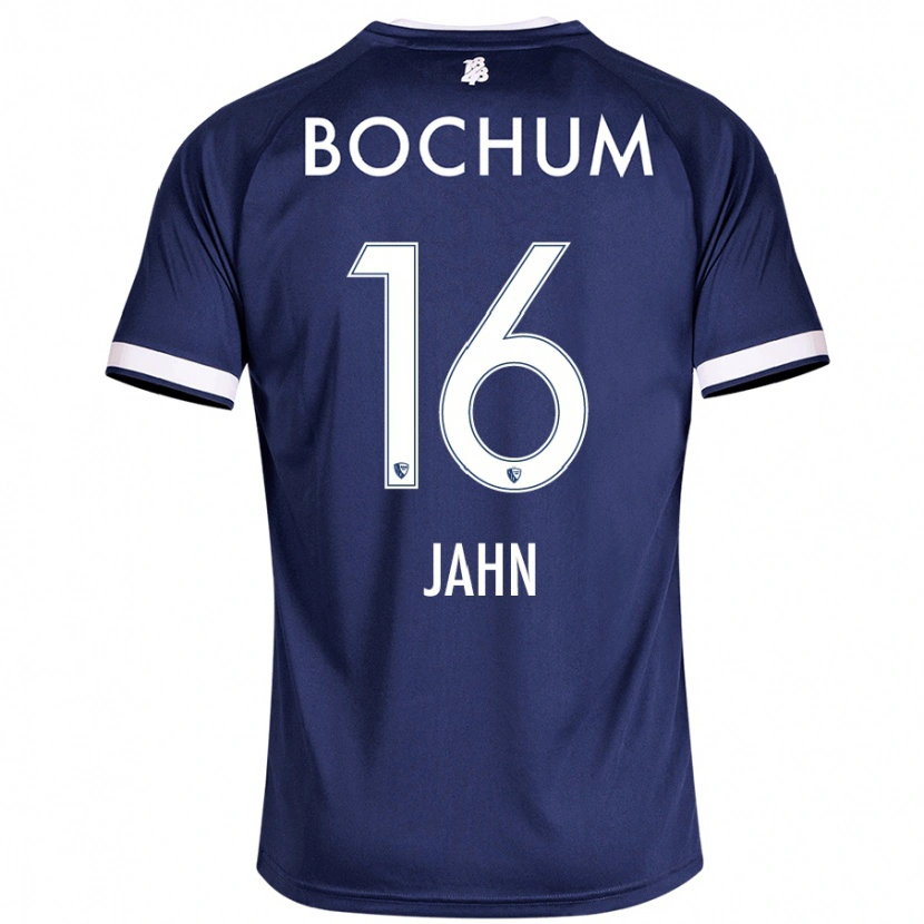 Danxen Bambino Maglia Niklas Jahn #16 Blu Scuro Kit Gara Home 2024/25 Maglietta