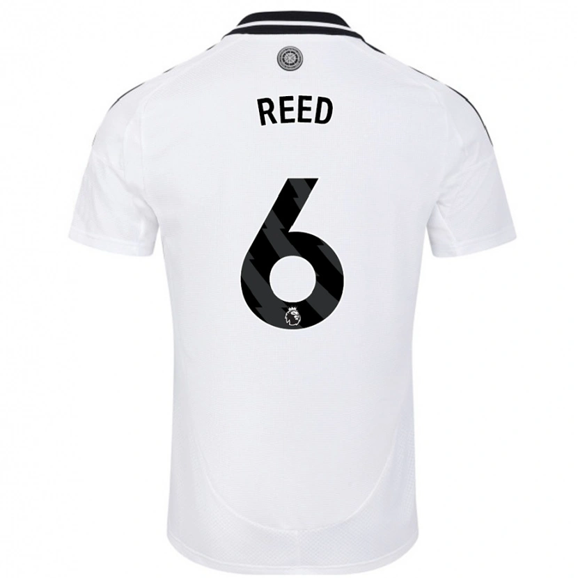 Danxen Bambino Maglia Harrison Reed #6 Bianco Kit Gara Home 2024/25 Maglietta
