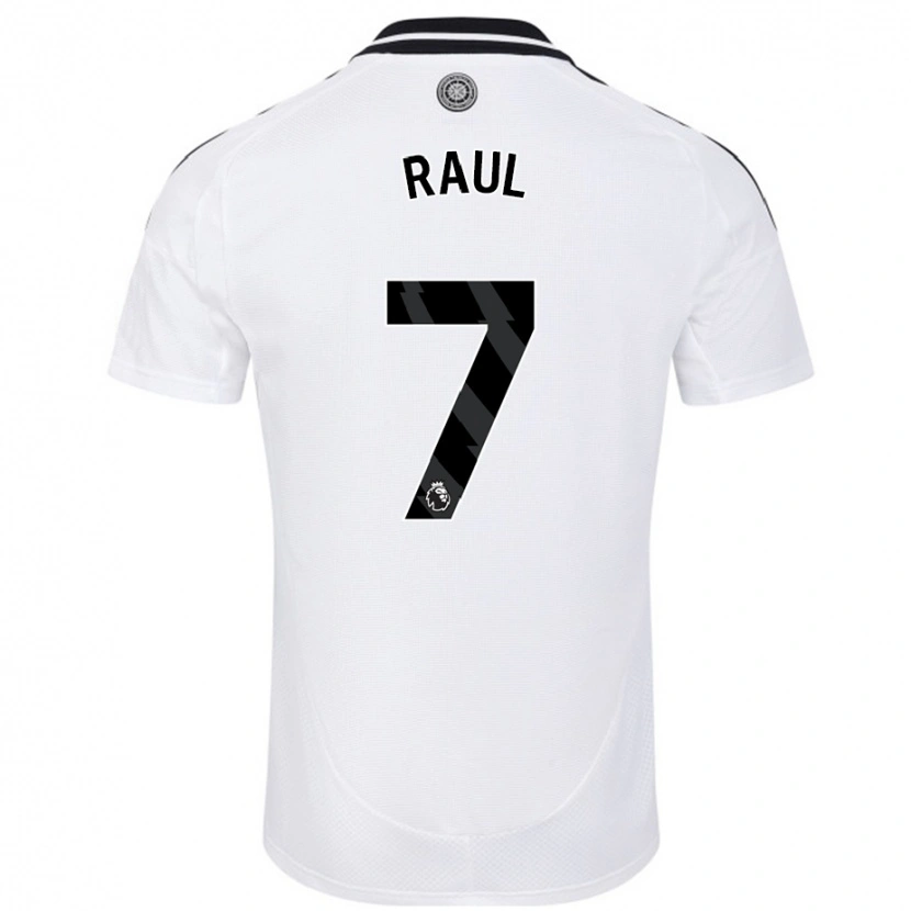 Danxen Bambino Maglia Raúl Jiménez #7 Bianco Kit Gara Home 2024/25 Maglietta