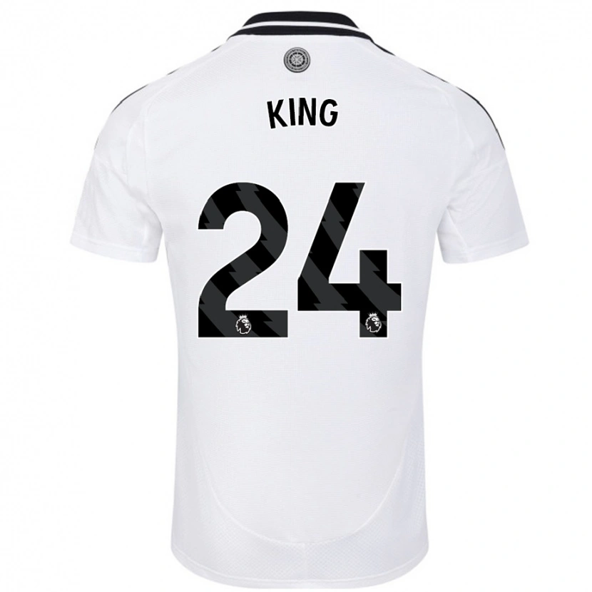 Danxen Bambino Maglia Joshua King #24 Bianco Kit Gara Home 2024/25 Maglietta