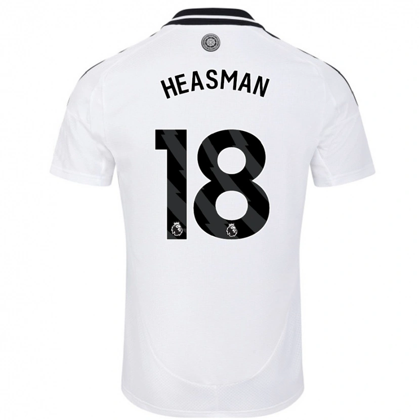 Danxen Bambino Maglia Georgia Heasman #18 Bianco Kit Gara Home 2024/25 Maglietta