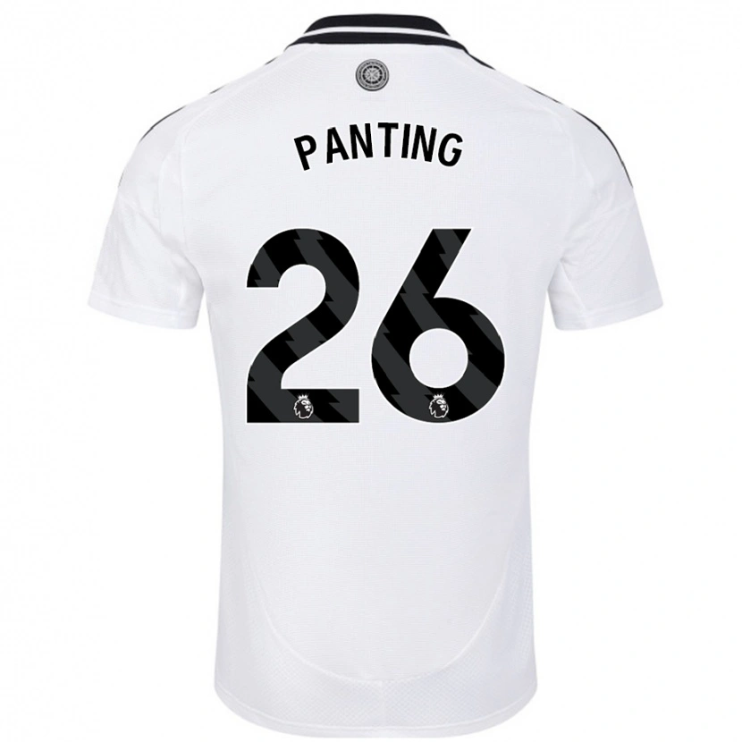 Danxen Bambino Maglia Rachel Panting #26 Bianco Kit Gara Home 2024/25 Maglietta