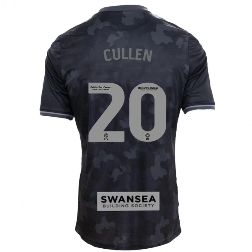 Danxen Bambino Maglia Liam Cullen #20 Nero Kit Gara Away 2024/25 Maglietta