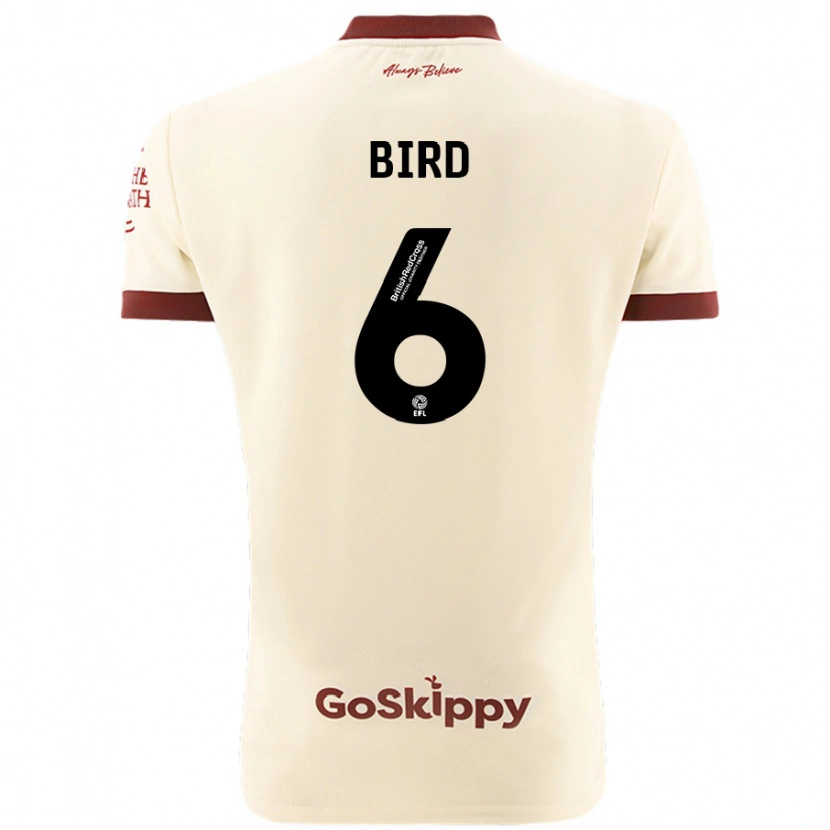 Danxen Bambino Maglia Max Bird #6 Crema Bianco Kit Gara Away 2024/25 Maglietta