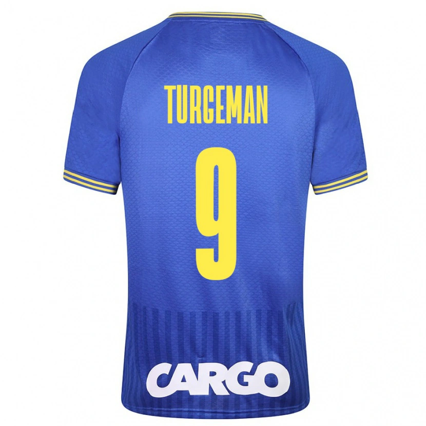Danxen Bambino Maglia Dor Turgeman #9 Bianco Kit Gara Away 2024/25 Maglietta