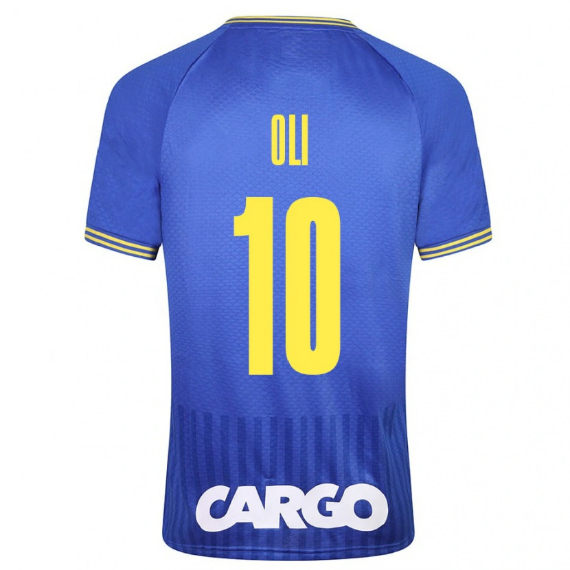 Danxen Bambino Maglia Ido Oli #10 Bianco Kit Gara Away 2024/25 Maglietta