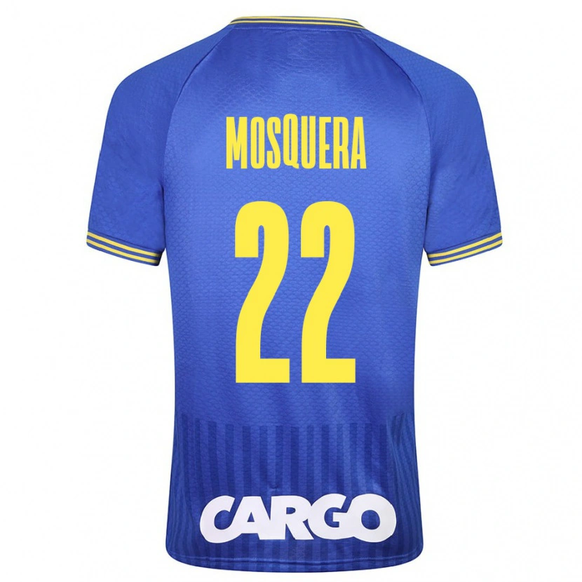 Danxen Bambino Maglia Orlando Mosquera #22 Bianco Kit Gara Away 2024/25 Maglietta