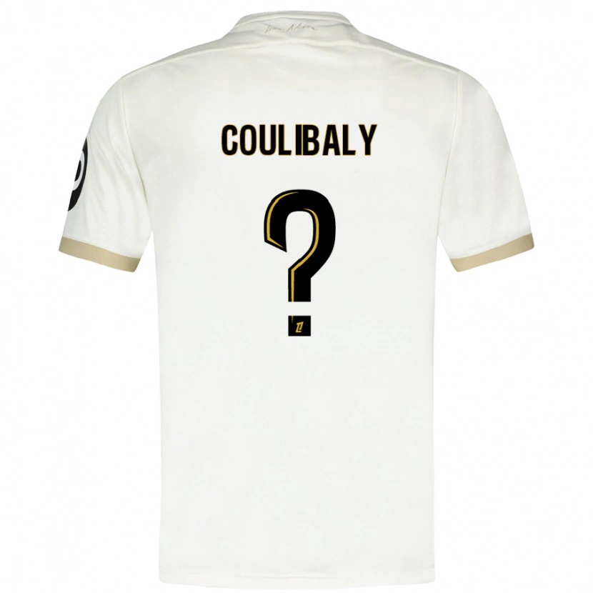 Danxen Bambino Maglia Djibril Coulibaly #0 Bianco Oro Kit Gara Away 2024/25 Maglietta