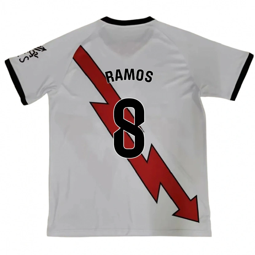 Danxen Bambino Maglia Iván Ramos #8 Rosso Kit Gara Away 2024/25 Maglietta