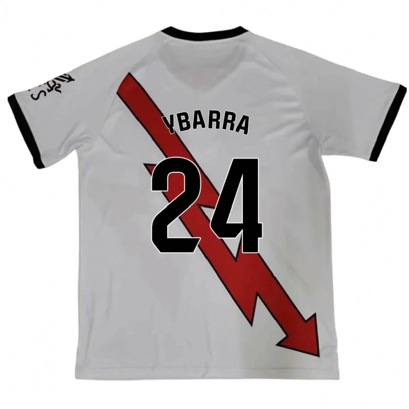 Danxen Bambino Maglia Juan Ybarra #24 Rosso Kit Gara Away 2024/25 Maglietta