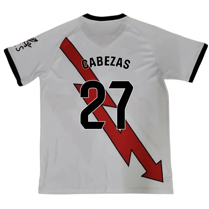 Danxen Bambino Maglia Claudia Cabezas #27 Rosso Kit Gara Away 2024/25 Maglietta