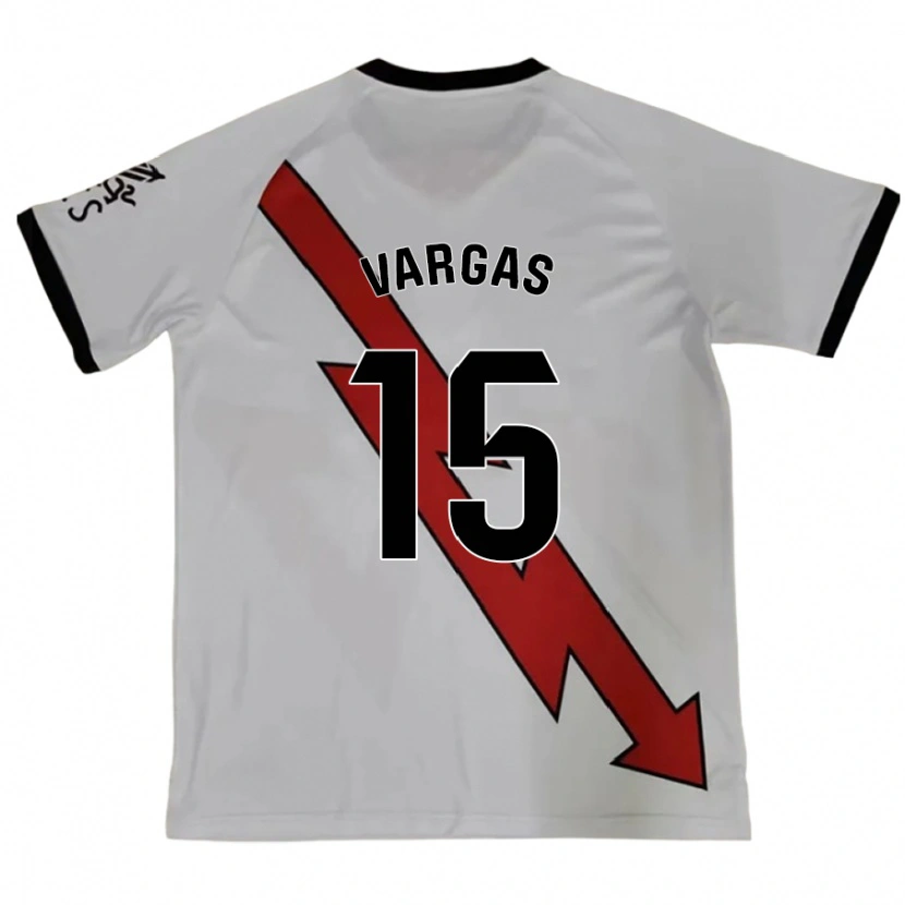 Danxen Bambino Maglia Rosario Vargas Sarasqueta #15 Rosso Kit Gara Away 2024/25 Maglietta