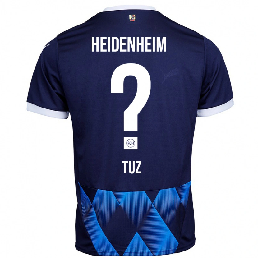 Danxen Bambino Maglia Mete Tuz #0 Blu Navy Scuro Kit Gara Away 2024/25 Maglietta