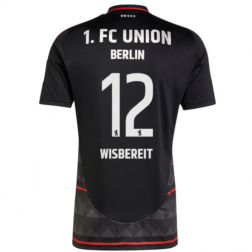 Danxen Bambino Maglia Tom Wisbereit #12 Nero Kit Gara Away 2024/25 Maglietta