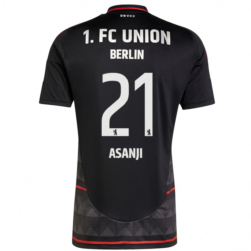 Danxen Bambino Maglia Levis Asanji #21 Nero Kit Gara Away 2024/25 Maglietta