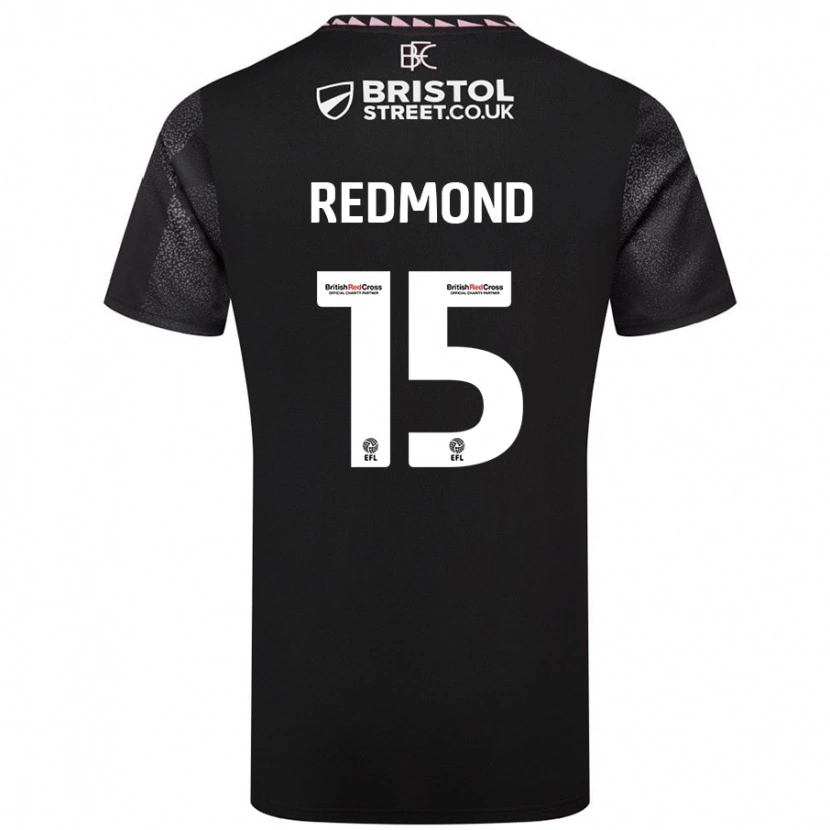 Danxen Bambino Maglia Nathan Redmond #15 Nero Kit Gara Away 2024/25 Maglietta