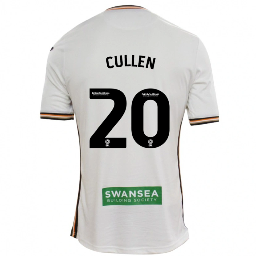 Danxen Uomo Maglia Liam Cullen #20 Bianco Kit Gara Home 2024/25 Maglietta