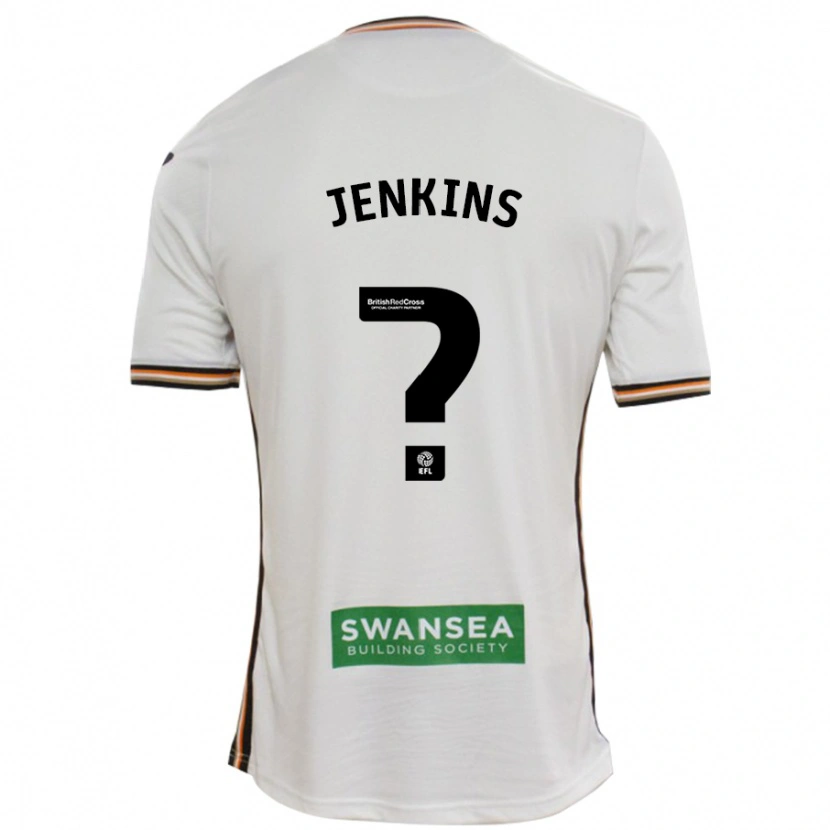 Danxen Uomo Maglia Kian Jenkins #0 Bianco Kit Gara Home 2024/25 Maglietta
