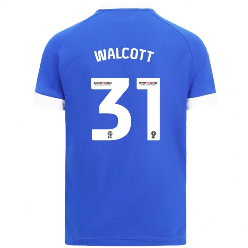Danxen Uomo Maglia Malachi Fagan-Walcott #31 Azzurro Kit Gara Home 2024/25 Maglietta