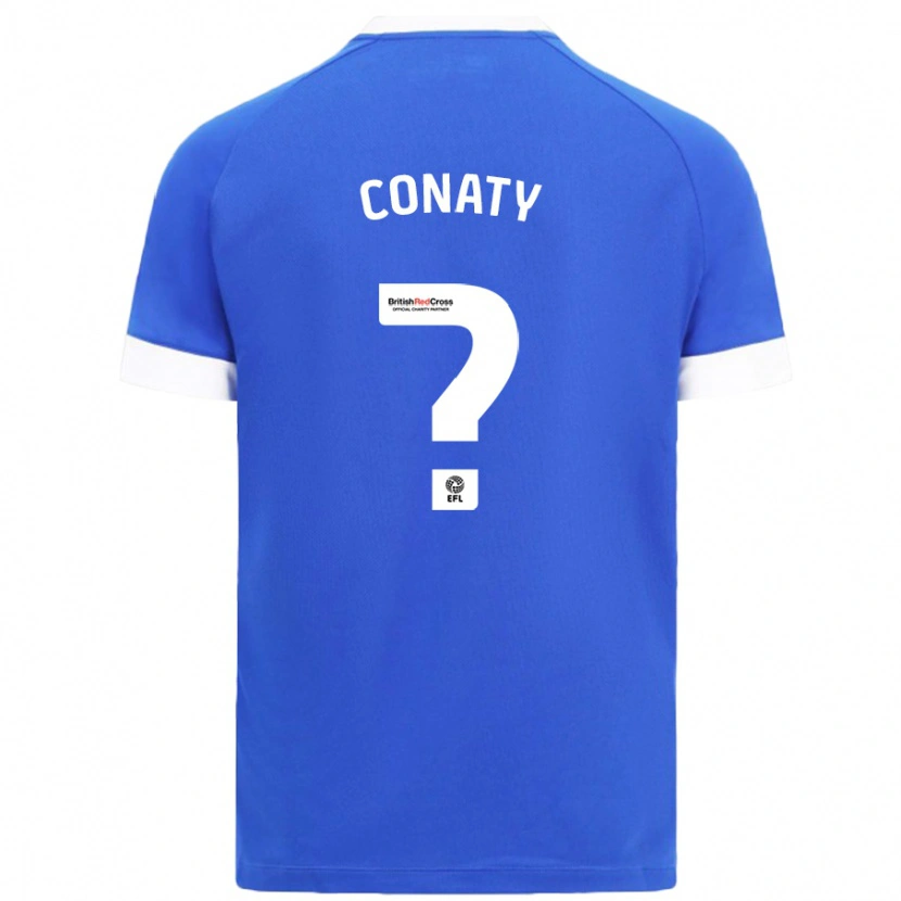 Danxen Uomo Maglia Keano Conaty #0 Azzurro Kit Gara Home 2024/25 Maglietta