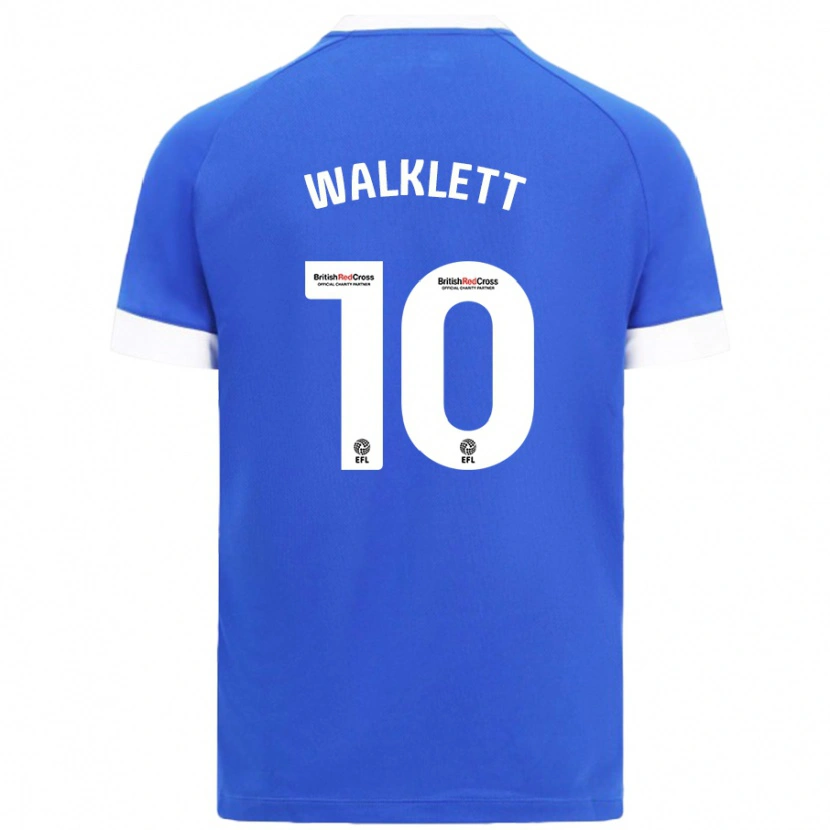 Danxen Uomo Maglia Kerry Walklett #10 Azzurro Kit Gara Home 2024/25 Maglietta