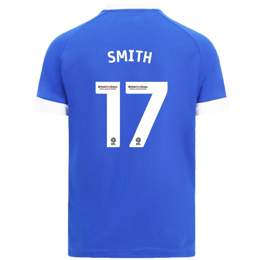 Danxen Uomo Maglia Hollie Smith #17 Azzurro Kit Gara Home 2024/25 Maglietta