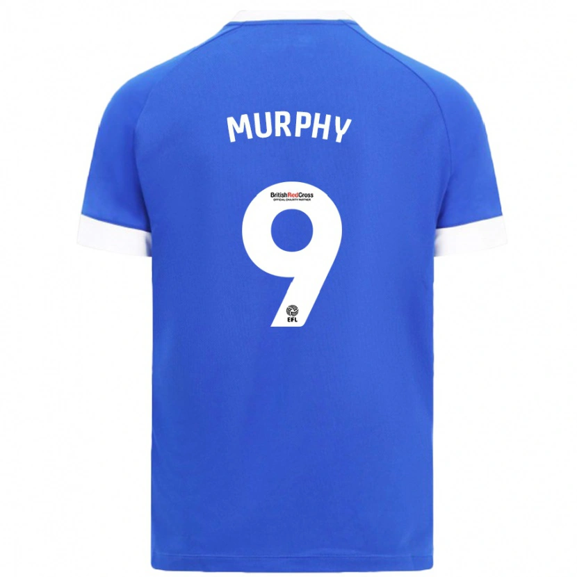 Danxen Uomo Maglia Alana Murphy #9 Azzurro Kit Gara Home 2024/25 Maglietta