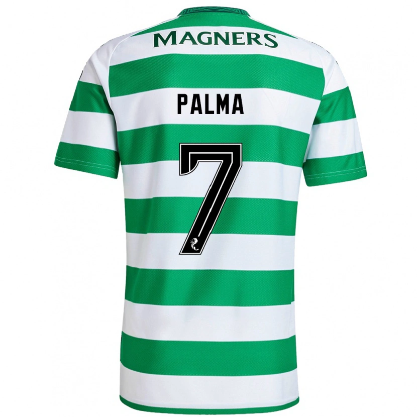 Danxen Uomo Maglia Luis Palma #7 Verde Bianco Kit Gara Home 2024/25 Maglietta