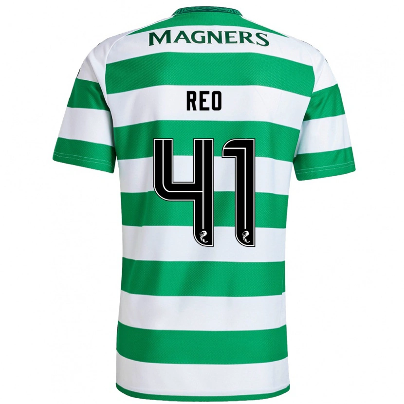 Danxen Uomo Maglia Reo Hatate #41 Verde Bianco Kit Gara Home 2024/25 Maglietta