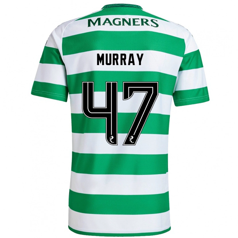 Danxen Uomo Maglia Dane Murray #47 Verde Bianco Kit Gara Home 2024/25 Maglietta