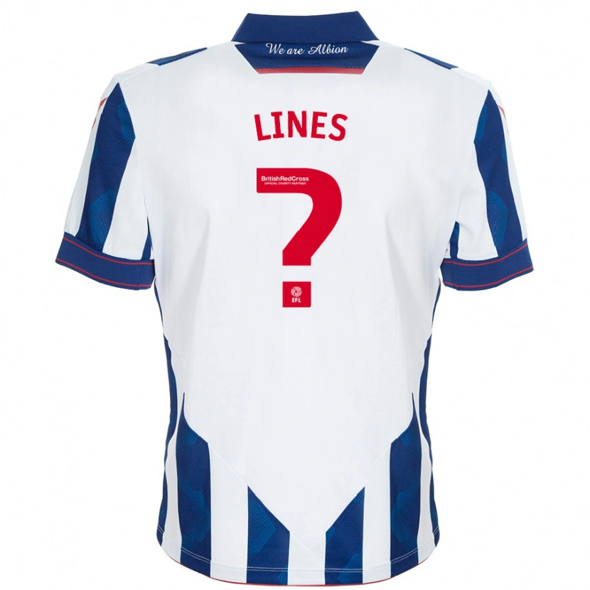 Danxen Uomo Maglia Jack Lines #0 Bianco Blu Scuro Kit Gara Home 2024/25 Maglietta