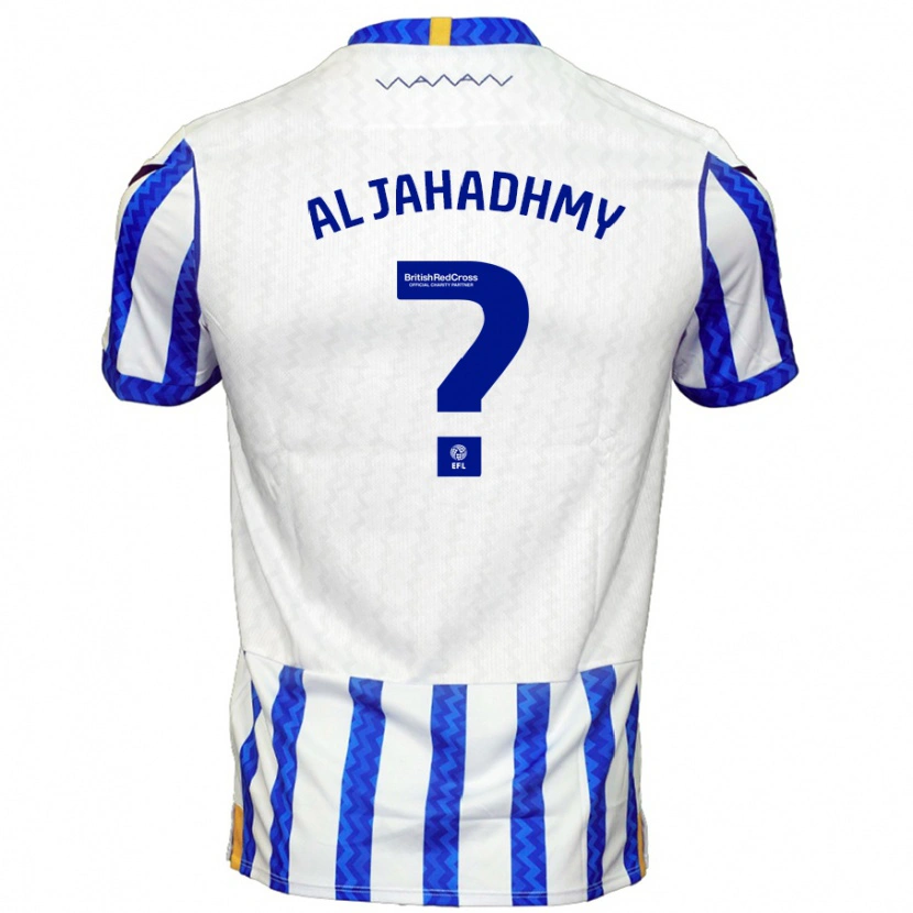 Danxen Uomo Maglia Murtadha Al-Jahadhmy #0 Blu Bianco Kit Gara Home 2024/25 Maglietta