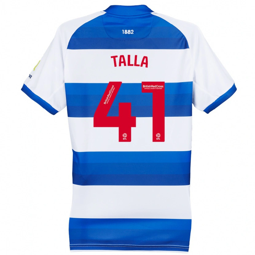 Danxen Uomo Maglia Lorent Talla #41 Bianco Blu Kit Gara Home 2024/25 Maglietta