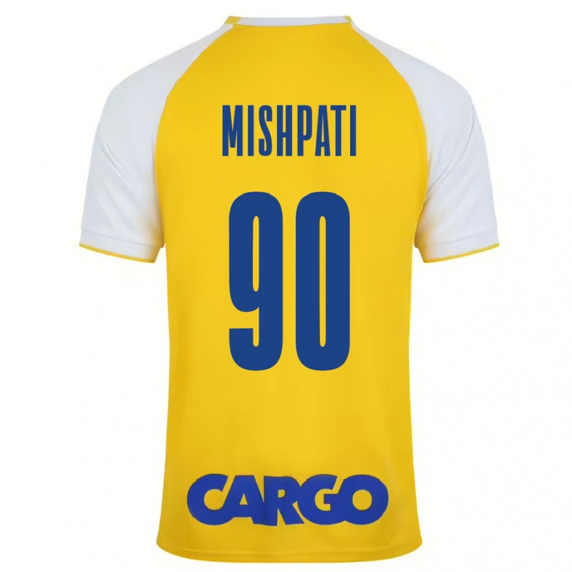 Danxen Uomo Maglia Roi Mishpati #90 Giallo Bianco Kit Gara Home 2024/25 Maglietta
