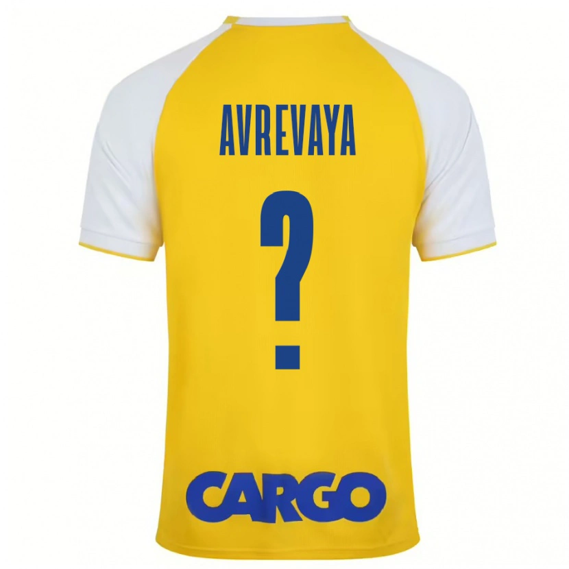 Danxen Uomo Maglia Liroy Avrevaya #0 Giallo Bianco Kit Gara Home 2024/25 Maglietta