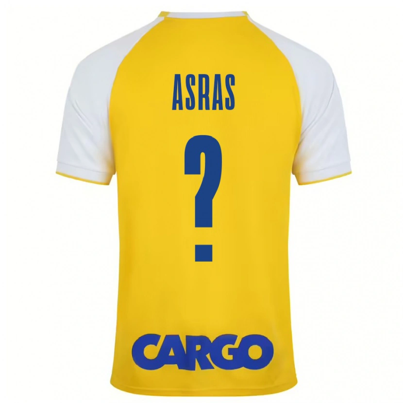Danxen Uomo Maglia Lotem Asras #0 Giallo Bianco Kit Gara Home 2024/25 Maglietta